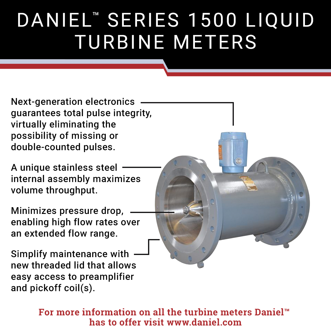 Daniel™ Series 1500 Liquid Turbine Meters